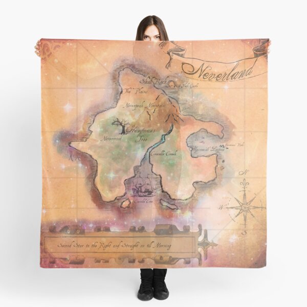 Neverland Map Scarf