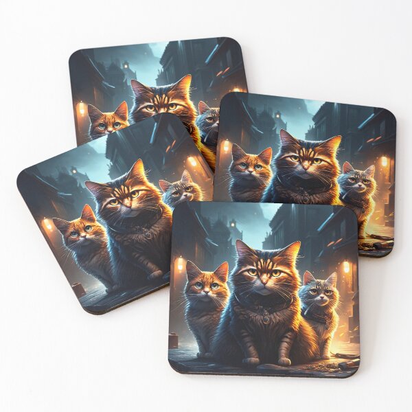Item preview, Urban Feline Vibes: Street Cats Collection designed and sold by GranitTR.