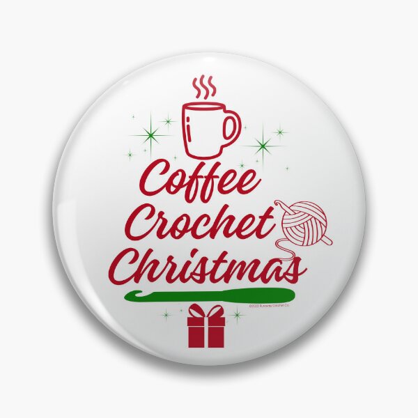 Item preview, Coffee Crochet Christmas Red designed and sold by runawaycrochet.