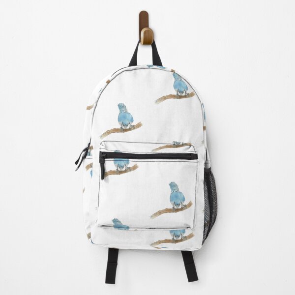 Item preview,  Blue jay bird watercolor portrait v2 designed and sold by L'Atelier Oranjade.