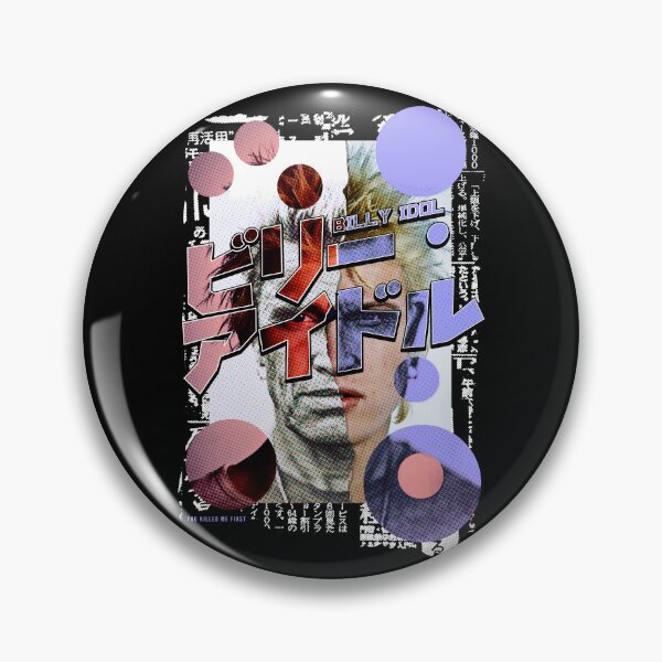 Artikelvorschau, Billy Idol Kanji entworfen und verkauft von cultthirtythree.