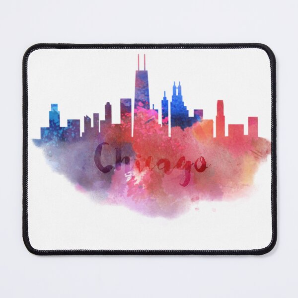 Item preview, chicago city skyline silhouette designed and sold by DeluxBee.