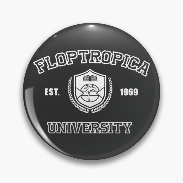 Item preview, University of Floptropica (black & white) designed and sold by Potaxieworld.