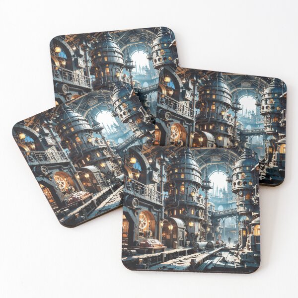 Item preview, Steampunk Wonders Jigsaw Puzzles - Mechanical Marvels on Redbubble designed and sold by PuzzleBoxDesign.