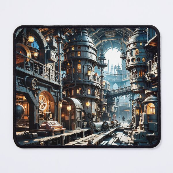 Item preview, Steampunk Wonders Jigsaw Puzzles - Mechanical Marvels on Redbubble designed and sold by PuzzleBoxDesign.