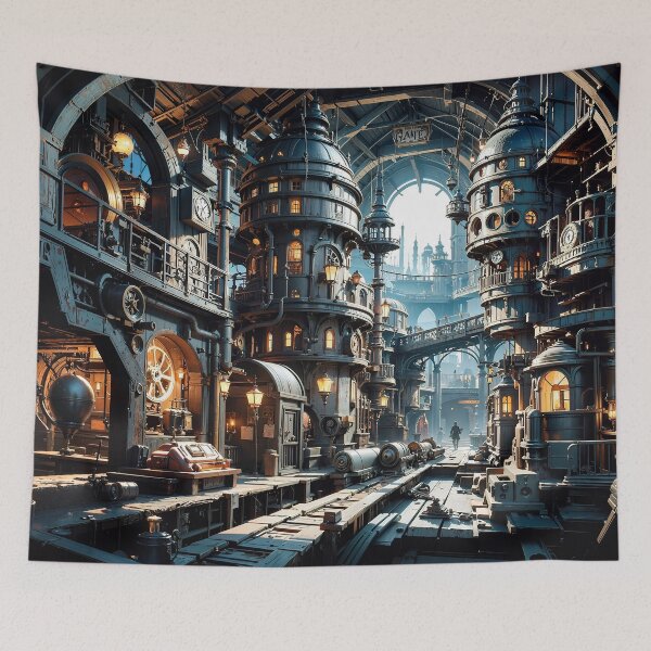 Item preview, Steampunk Wonders Jigsaw Puzzles - Mechanical Marvels on Redbubble designed and sold by PuzzleBoxDesign.