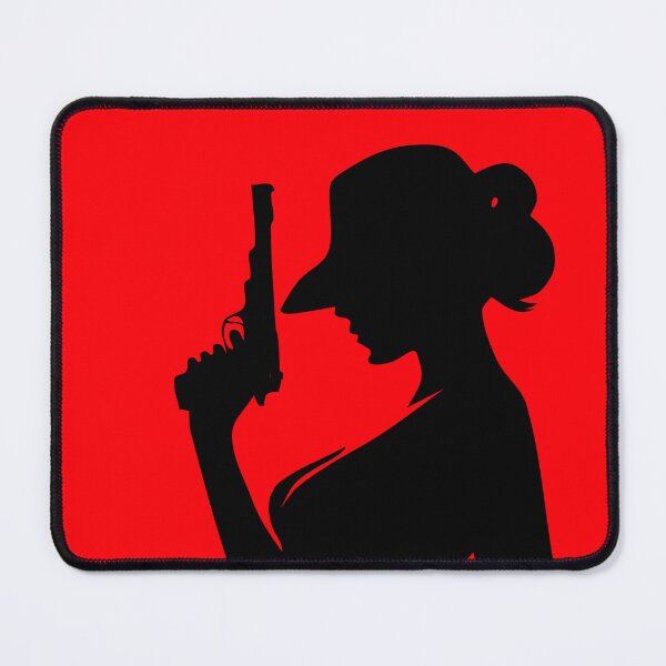 Item preview, Sexy Spy Secret Agent Woman Silhouette Femme Fatale designed and sold by ThoughtBubbleAp.