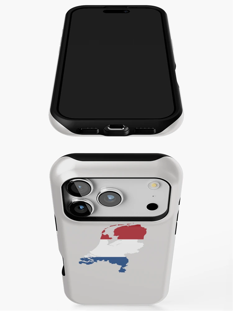 Thumbnail 3 of 4, iPhone Case, Netherlands Flag Map designed and sold by RaccoolDesign.