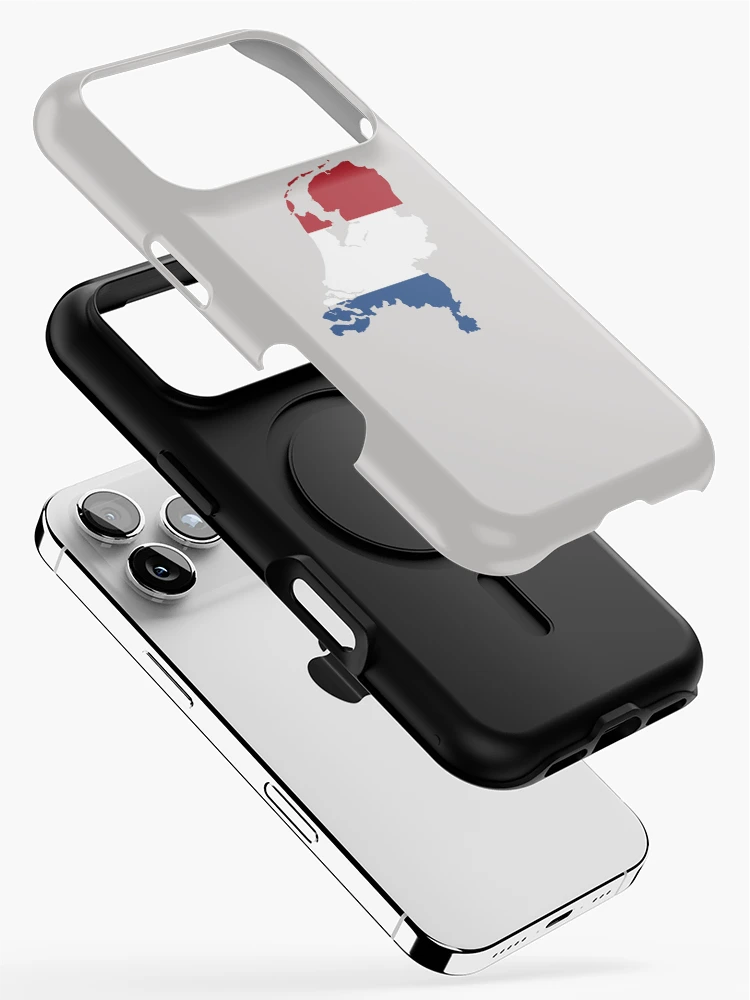 Thumbnail 2 of 4, iPhone Case, Netherlands Flag Map designed and sold by RaccoolDesign.
