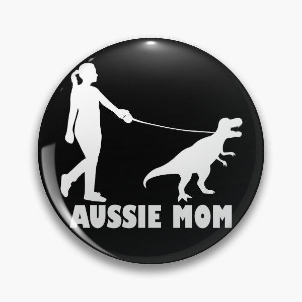 Item preview, Aussie Mom Australian Shepherd Dog Dinosaur Women Mother designed and sold by teeshop87.