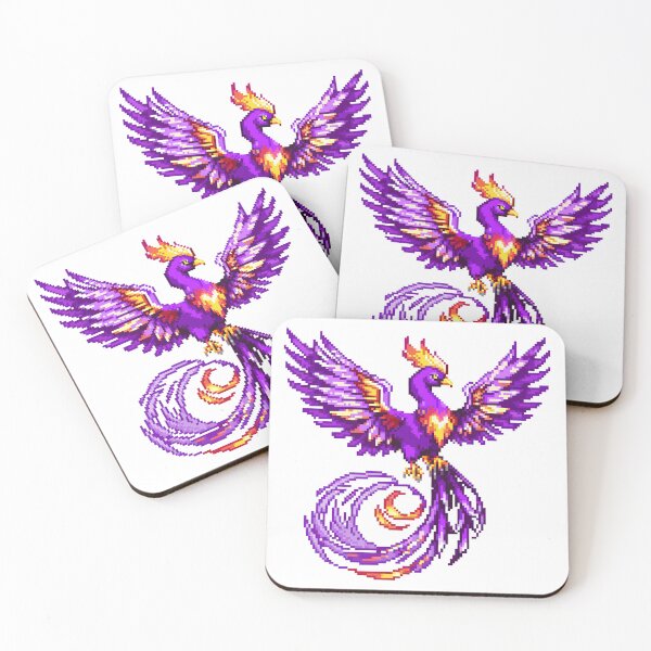 Item preview, Purple flame phoenix designed and sold by PincelDillo.