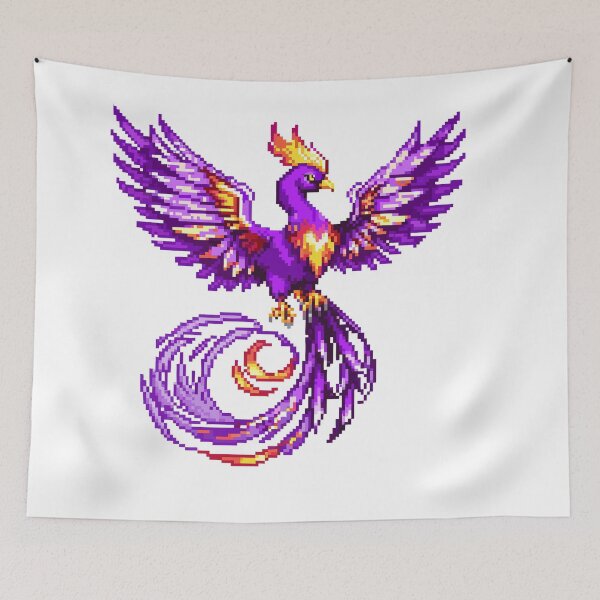 Item preview, Purple flame phoenix designed and sold by PincelDillo.