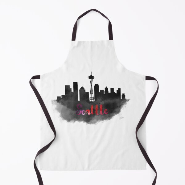 Item preview, seattle city skyline silhouette designed and sold by DeluxBee.