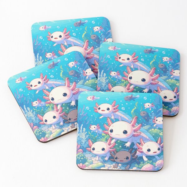 Item preview, axolotl family designed and sold by PincelDillo.