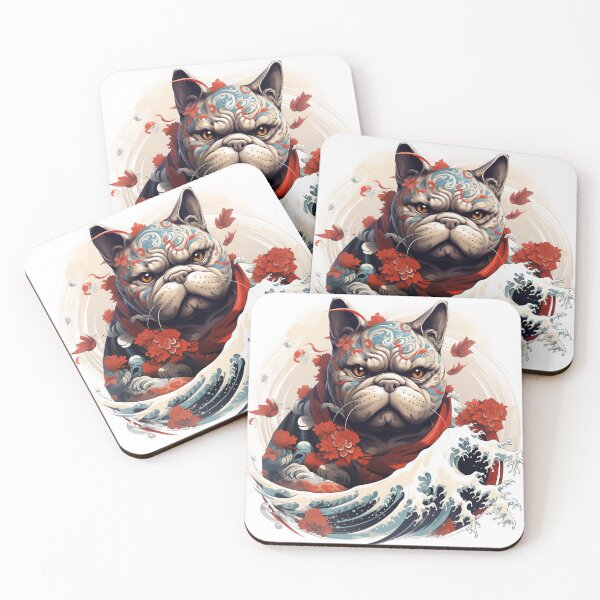 Item preview, The Bulldog and the Autumn Wave designed and sold by ObjCrea123.
