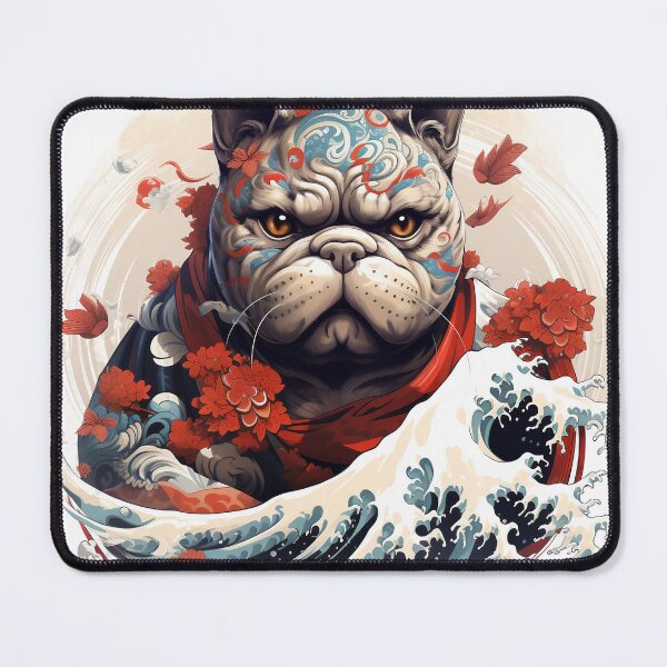 Item preview, The Bulldog and the Autumn Wave designed and sold by ObjCrea123.