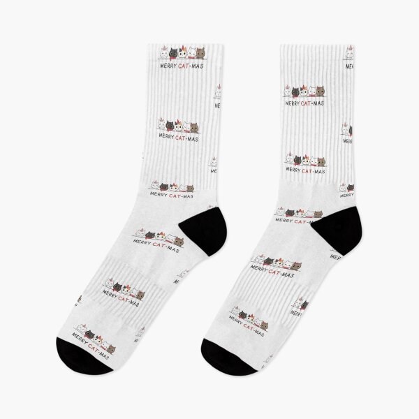 Item preview, Christmas Cat Pun- Merry Cat-mas designed and sold by PurpleWay.