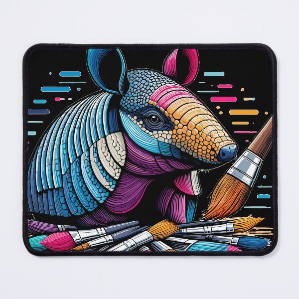 Item preview, brightly colored artist armadillo designed and sold by PincelDillo.