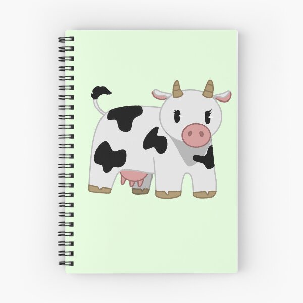 Item preview, Cute Shocked Standing Cow Black and White designed and sold by saltjart.