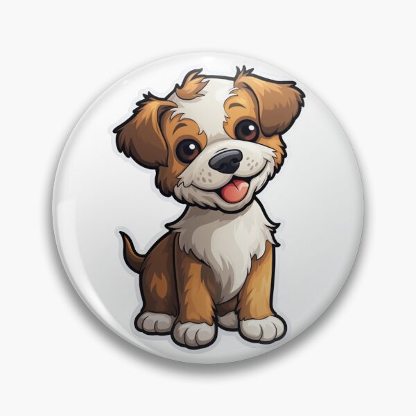 Artikelvorschau, Blissful Terrier Serenade - Cartoon Dog with Radiant Joy entworfen und verkauft von PureGlee.