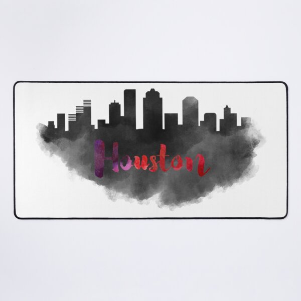 Item preview, houston city skyline silhouette designed and sold by DeluxBee.