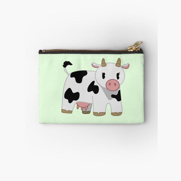 Item preview, Cute Shocked Standing Cow Black and White designed and sold by saltjart.