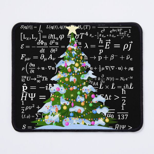 Item preview, Christmas tree with physics vibes, for physics and science lovers designed and sold by NoetherSym.