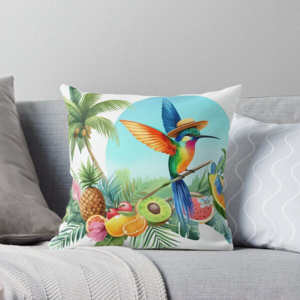Item preview, Tropical Paradise Watercolor Tee designed and sold by byvarol.