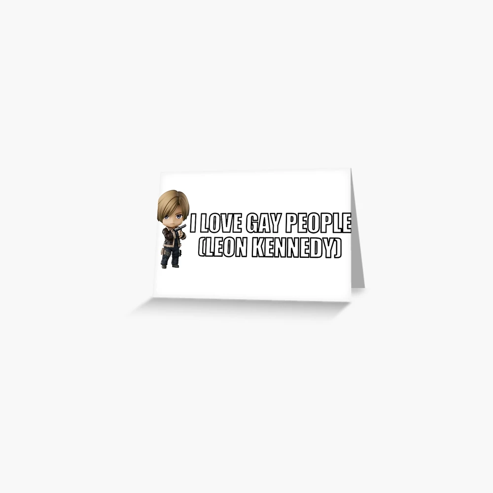 I LOVE GAY PEOPLE (LEON KENNEDY) Resident Evil Leon Kennedy Nendoroid