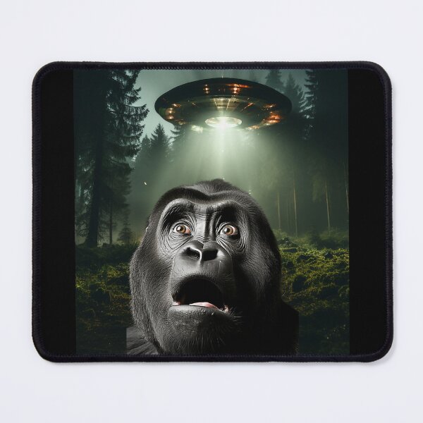 Item preview, Gorilla Selfie with UFOs designed and sold by Master-Print.
