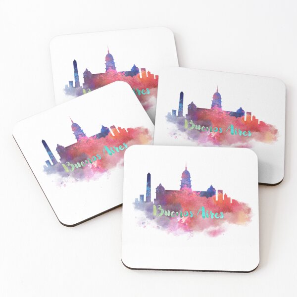 Item preview, buenos aires city skyline silhouette designed and sold by DeluxBee.