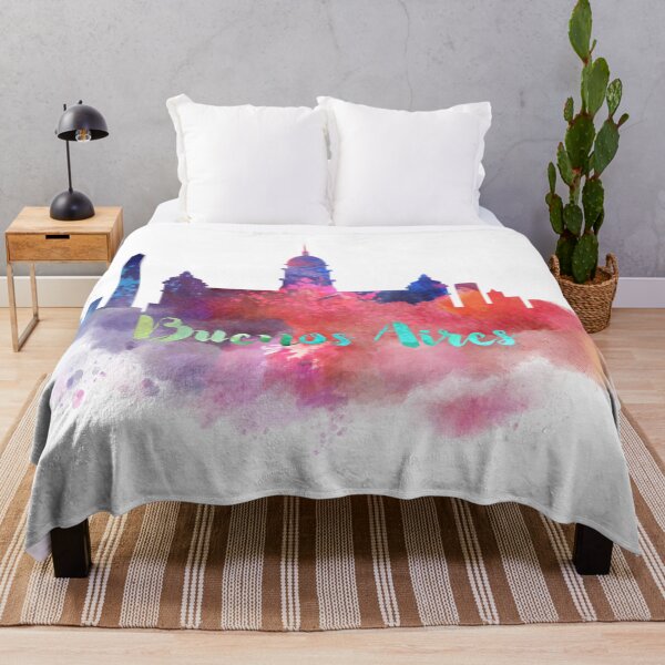 Item preview, buenos aires city skyline silhouette designed and sold by DeluxBee.