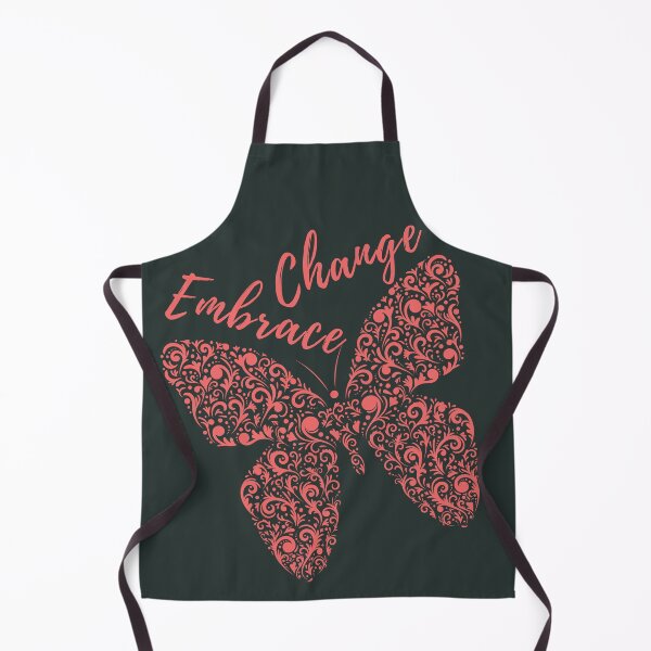 Item preview, Inspirational quote Embrace change pink butterfly designed and sold by yoshra.