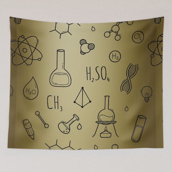Item preview, Science Plaid Seamless Pattern: A Scientifically Stylish Design designed and sold by OrangeMG.