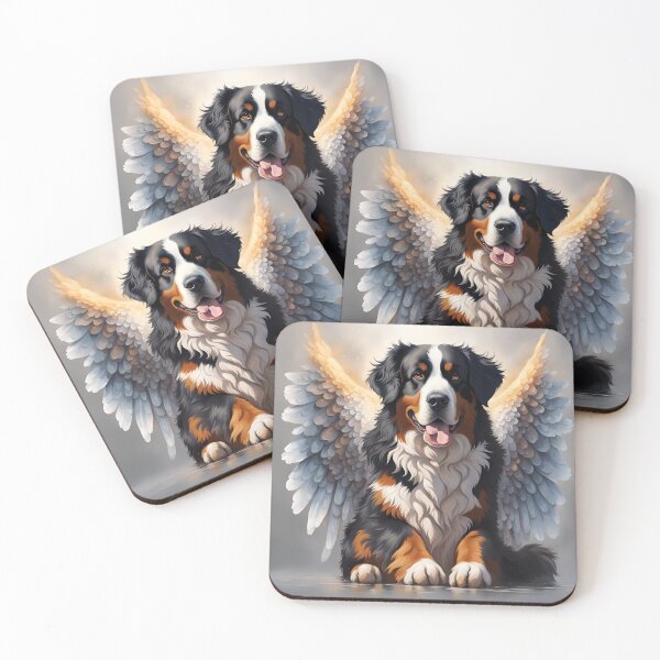 Item preview,  Bernese Mountain Dog with Angel Wings designed and sold by DakotaInspired.