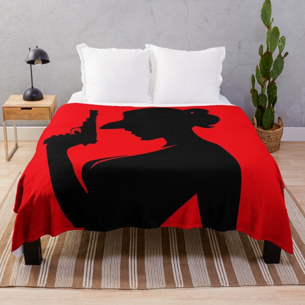 Item preview, Sexy Spy Secret Agent Woman Silhouette Femme Fatale designed and sold by ThoughtBubbleAp.