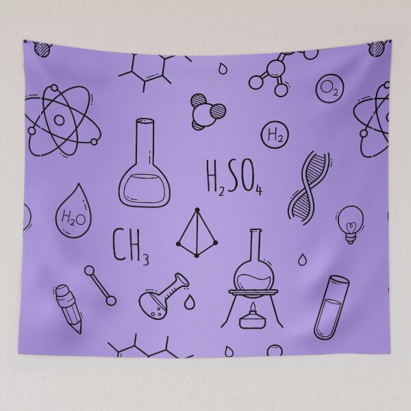 Item preview, Science Plaid Seamless Pattern: A Scientifically Stylish Design designed and sold by OrangeMG.