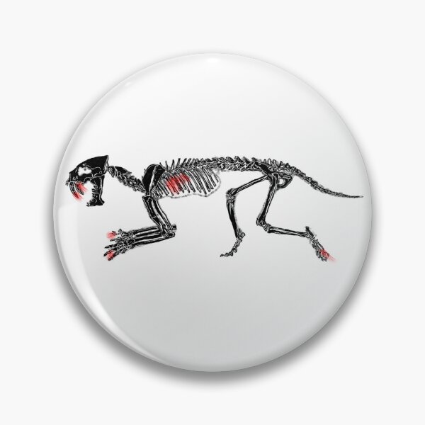 Item preview, Smilodon skeleton  - with splashes  designed and sold by AderynValentine.