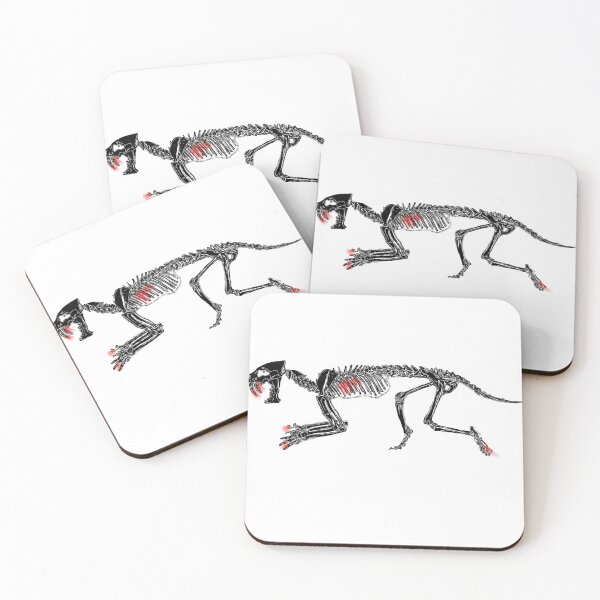 Item preview, Smilodon skeleton  - with splashes  designed and sold by AderynValentine.