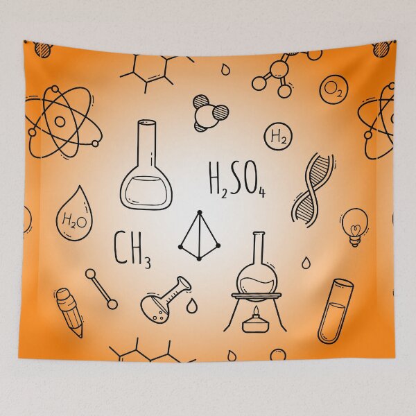 Item preview, Science Plaid Seamless Pattern: A Scientifically Stylish Design designed and sold by OrangeMG.