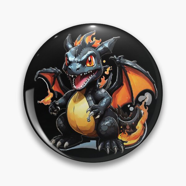 Artikelvorschau, Schwarzer Drache entworfen und verkauft von ArtCraftLab.