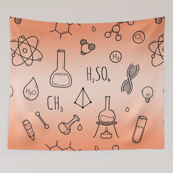 Item preview, Science Plaid Seamless Pattern: A Scientifically Stylish Design designed and sold by OrangeMG.