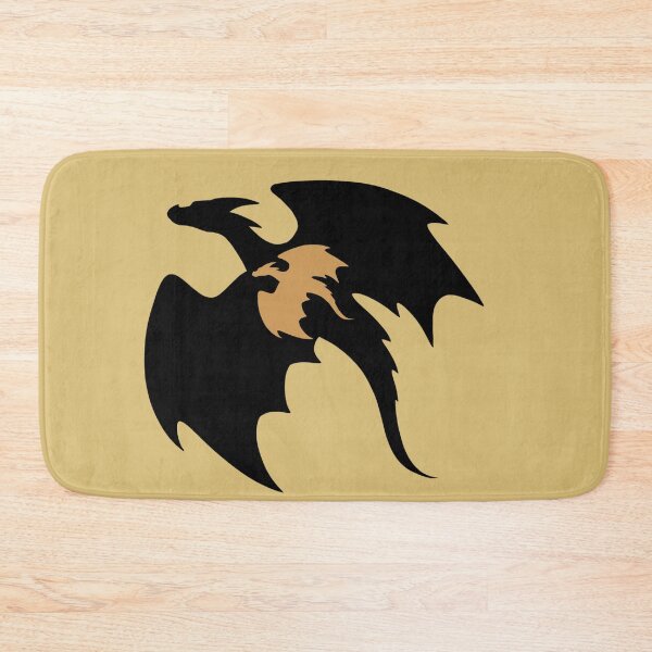 Item preview, Flying Black and Gold Dragon Silhouettes designed and sold by Lady-Lilac.
