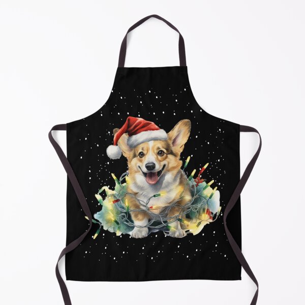 Item preview, Corgi Christmas Tree Light with Snow designed and sold by Smix Pixels.