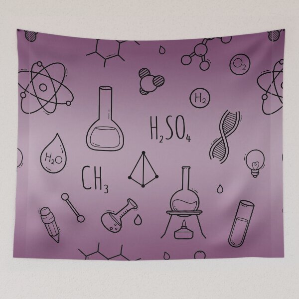Item preview, Science Plaid Seamless Pattern: A Scientifically Stylish Design designed and sold by OrangeMG.