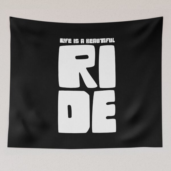 Item preview, LIFE IS A BEAUTIFUL RIDE. Biking gift idea designed and sold by BRUNTadventures.