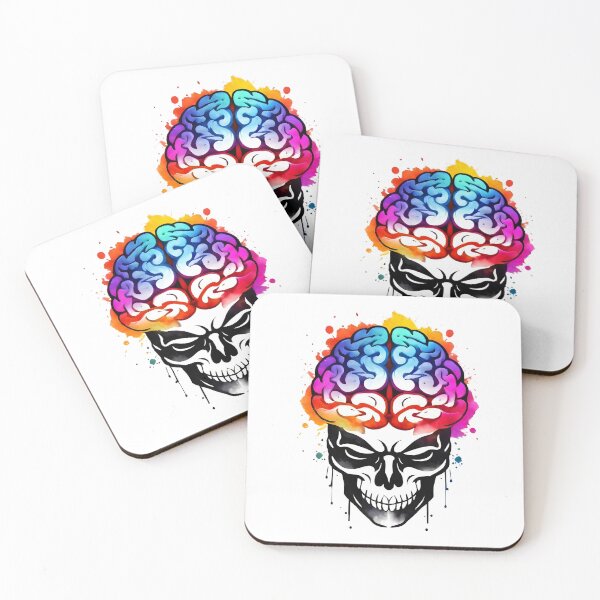 Item preview, Colorful Watercolor Brain Design designed and sold by MusesWhispers.
