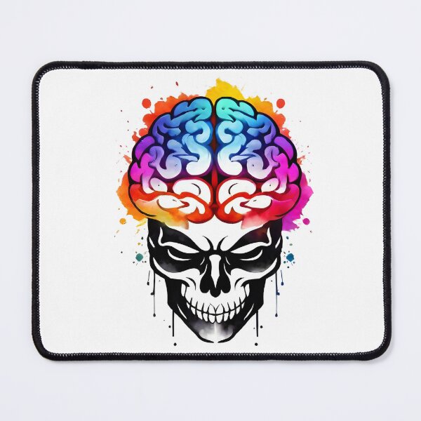 Item preview, Colorful Watercolor Brain Design designed and sold by MusesWhispers.