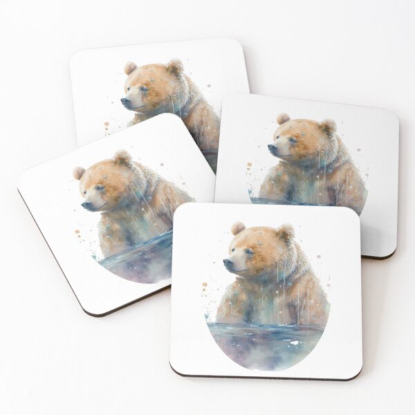 Item preview, Watercolor Bear designed and sold by edenjoy-designs.