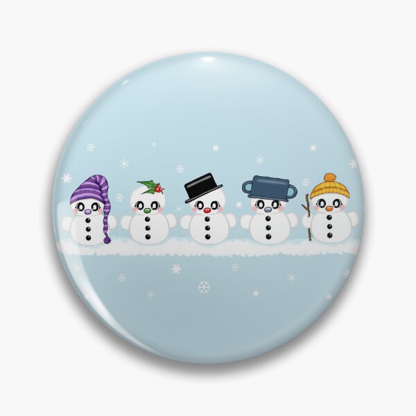 Item preview, many cute snowmen kawaii designed and sold by Pezi-Creation.